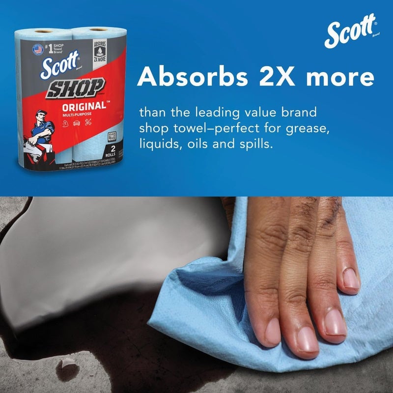 Scott Original Multi-Purpose Shop Towels - 2 Rolls - Image 3